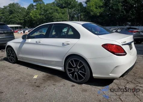 2019 Mercedes-Benz C 300 из США, поврежденный, VIN 55SWF8DB5KU284392